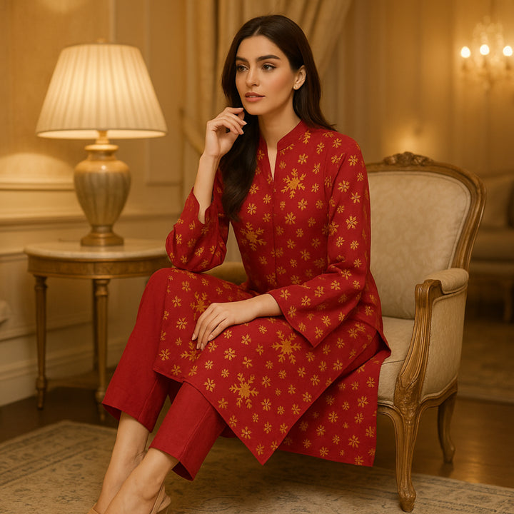 NARGIS Printed imported lawn Suit -  unstitched 2PC D22