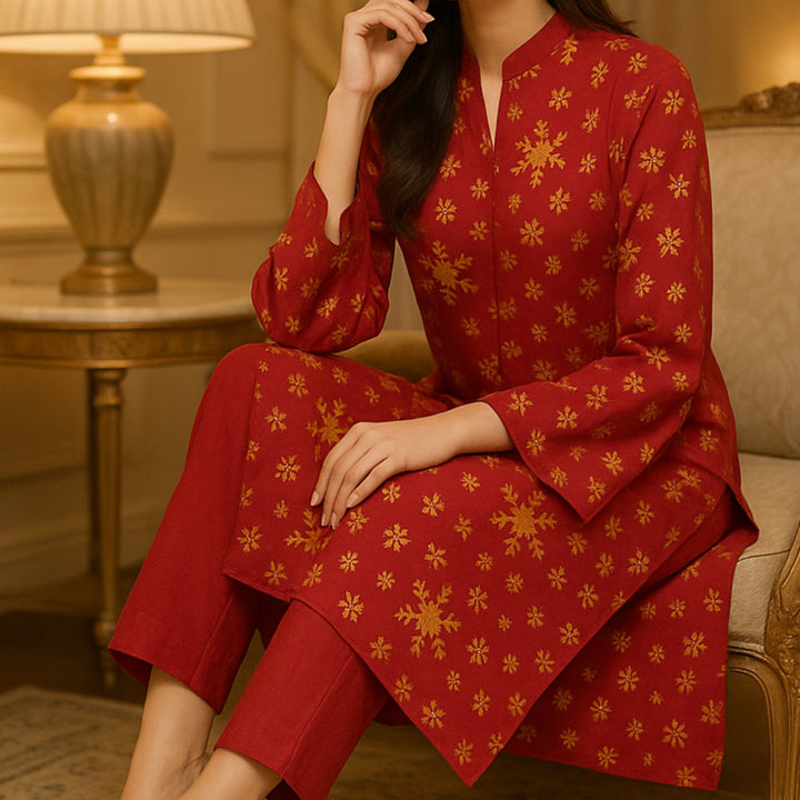 NARGIS Printed imported lawn Suit -  unstitched 2PC D22