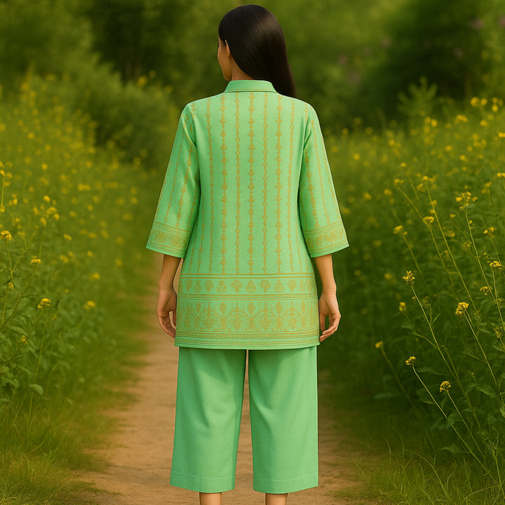 DHANAK Printed imported lawn Suit -  unstitched2PC D91