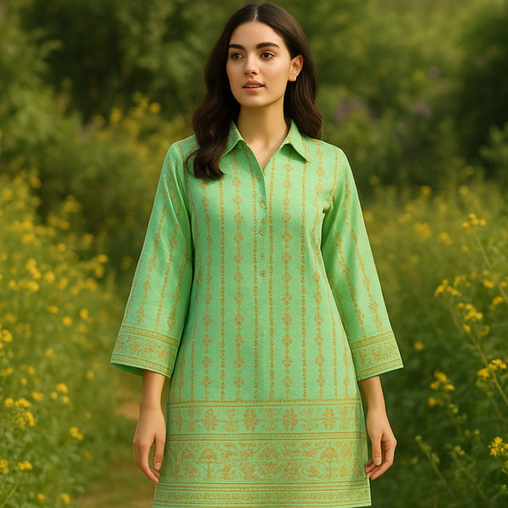 DHANAK Printed imported lawn Suit -  unstitched2PC D91