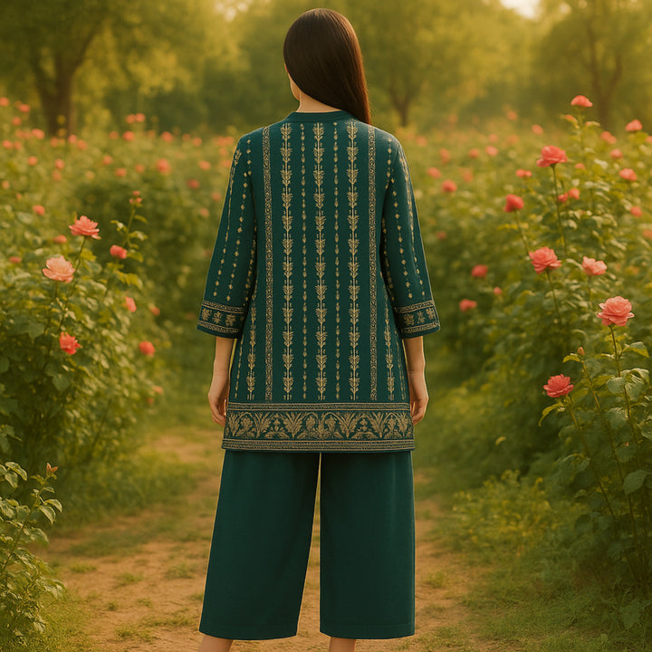 Virsa Printed imported lawn Suit -   unstitched 2PC D93