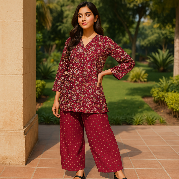 ACACIA Printed Lawn Suit -  unstitched 2PC