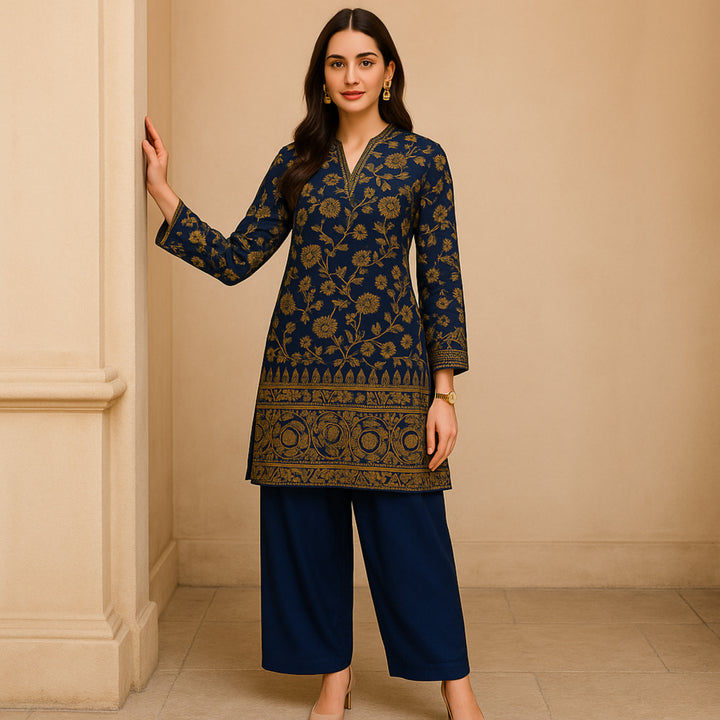 TABINDA Printed imported lawn Suit -  unstitched 2PC D42