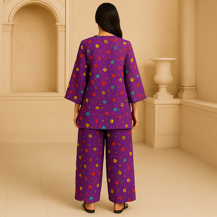 Plazic Printed Lawn Suit -  unstitched 2PC