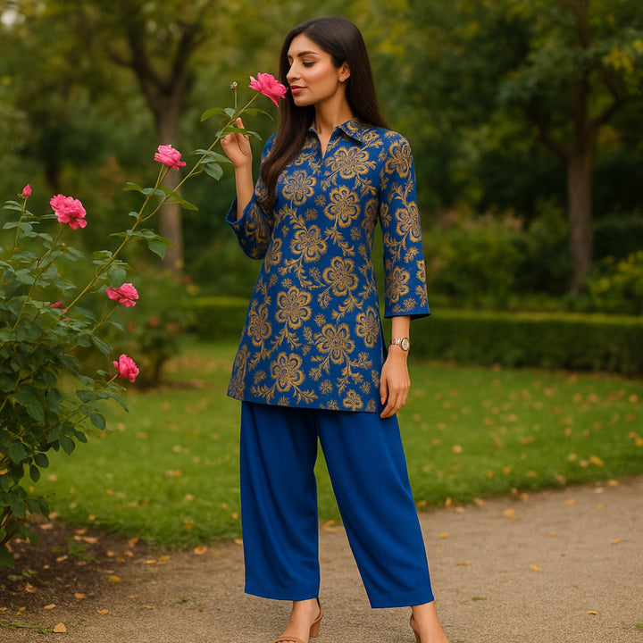 DIL O DIDAR Printed imported lawn Suit -  unstitched 2PC D51