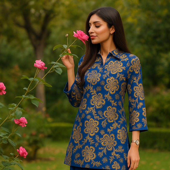 DIL O DIDAR Printed imported lawn Suit -  unstitched 2PC D51