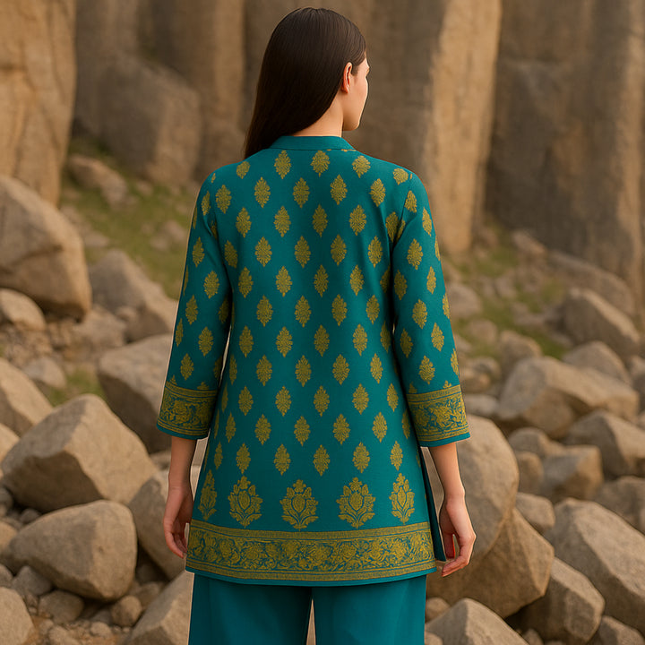 KHAYAL Printed imported lawn Suit -  unstitched 2PC D73