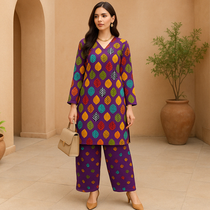 Rosewood Printed Lawn Suit -  unstitched 2PC