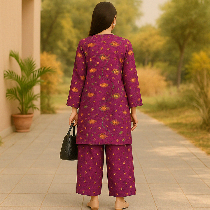 Palmyra Printed Lawn Suit -  unstitched 2PC