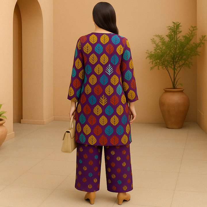 Rosewood Printed Lawn Suit -  unstitched 2PC
