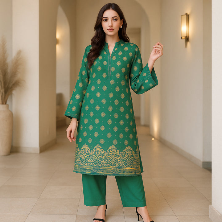 ALAYA Printed imported lawn Suit -  unstitched 2PC D34