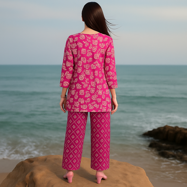 PLUSH Printed imported Lawn Suit - unstitched 2PC D117