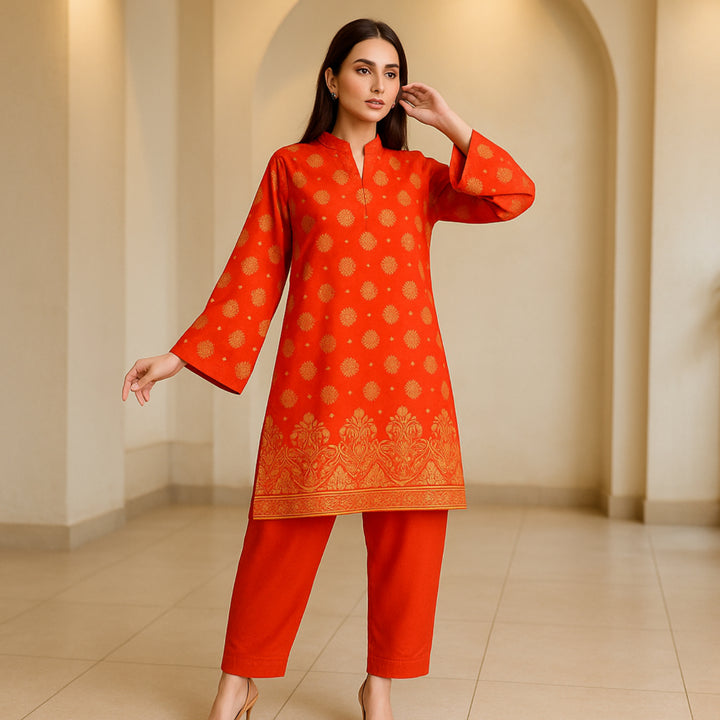 RUKHSAR Printed imported lawn Suit -  unstitched 2PC D33