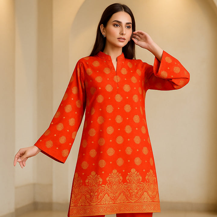 RUKHSAR Printed imported lawn Suit -  unstitched 2PC D33