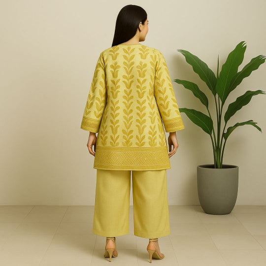 Sunflower Printed imported lawn Suit -  unstitched 2PC D103