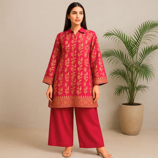 Spicy Loop  Printed imported lawn Suit -  unstitched 2PC D105