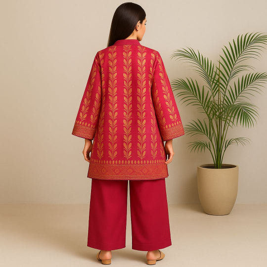 Spicy Loop  Printed imported lawn Suit -  unstitched 2PC D105