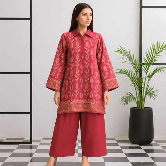 Ember Printed imported lawn Suit -  unstitched 2PC D106