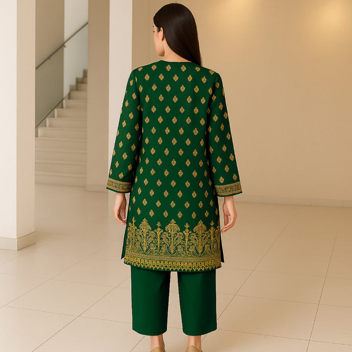 VASL Printed imported lawn Suit -  unstitched 2PC D37