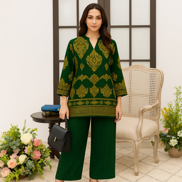 GUL E HINA Printed imported lawn Suit -  unstitched 2PC D13