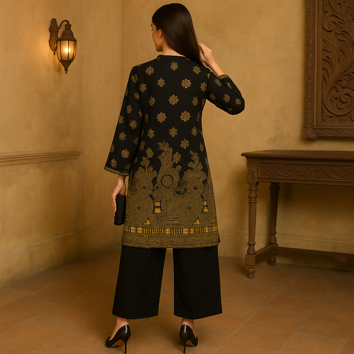 RAANAI Printed imported lawn Suit -  unstitched 2PC D61