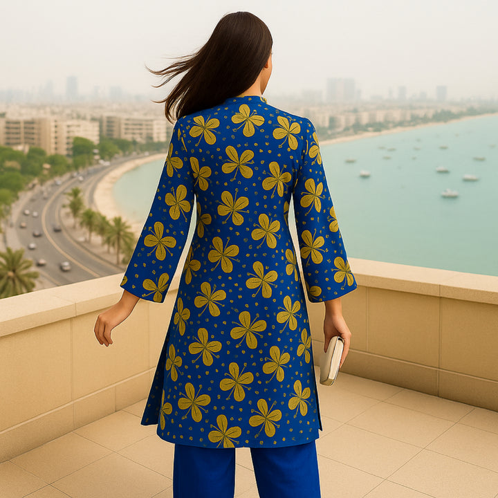 KHUSHBU Printed imported lawn Suit -  unstitched2PC D83