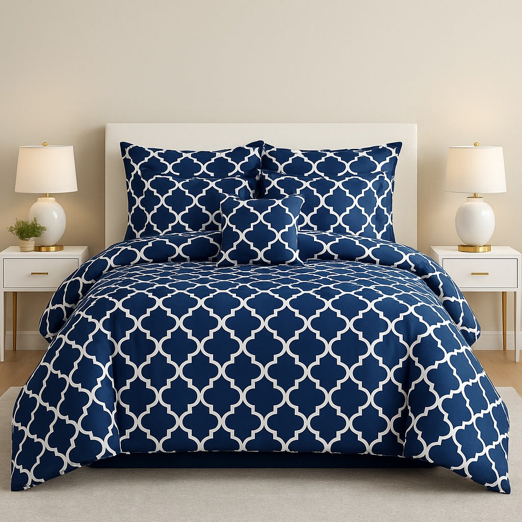 BLUE PENDORA duvet covers set - 8 pcs (premium)