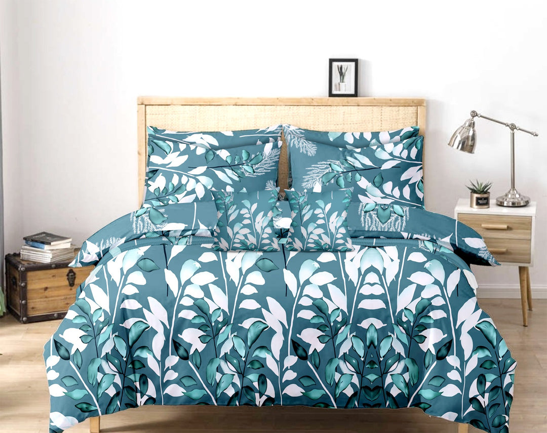 BLUE ZURIC duvet covers set - 8 pcs (premium)