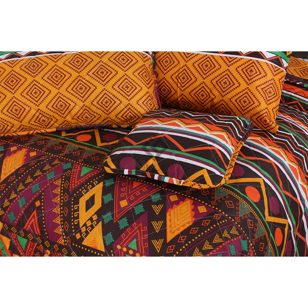 STRAPPY COMFORTER SET- 7 PCS