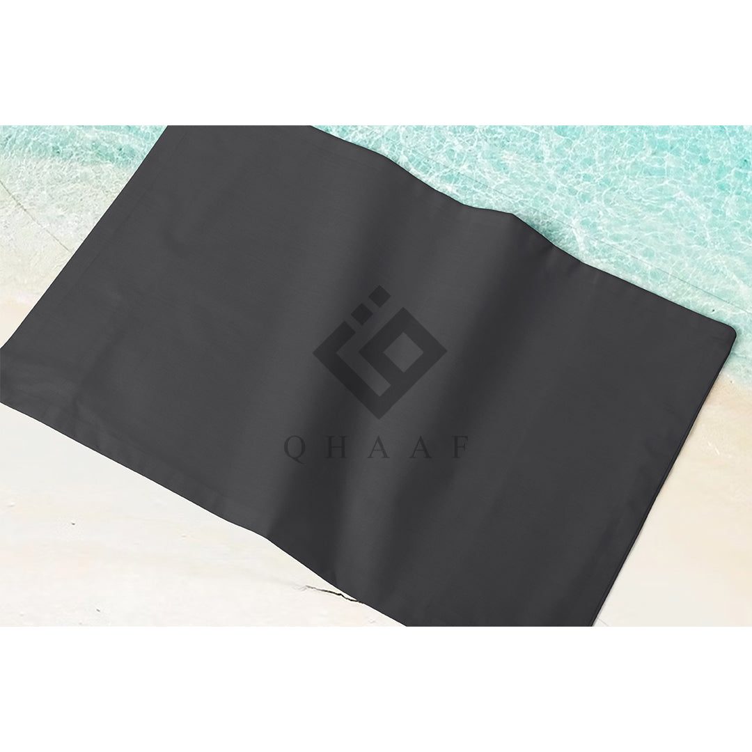 L.BLACK PLAIN PILLOW COVERS