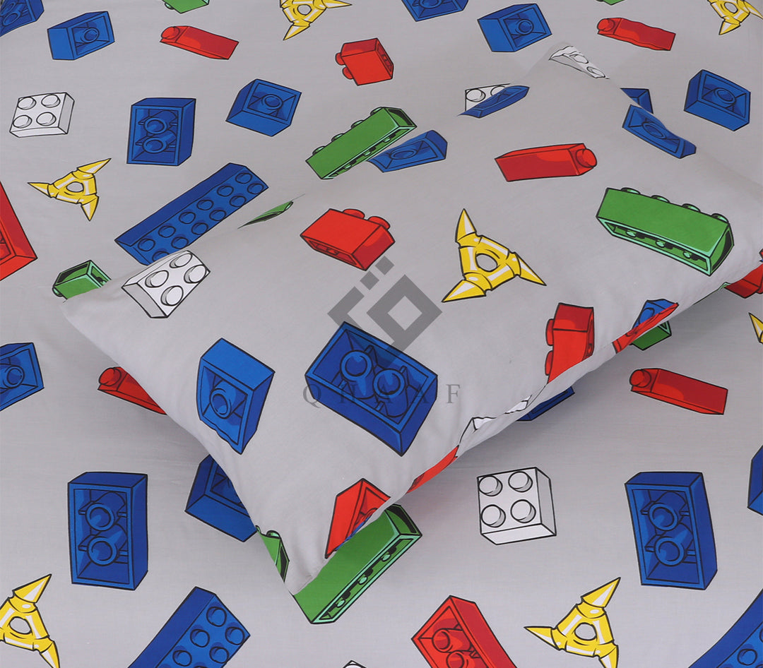 BUILDING BLOCKS -BEDSHEET SET