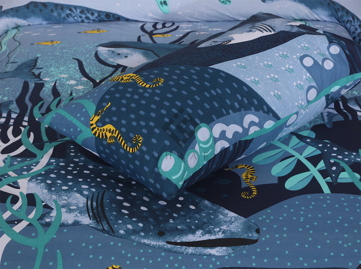SHARK-KIDS BEDSHEET SET