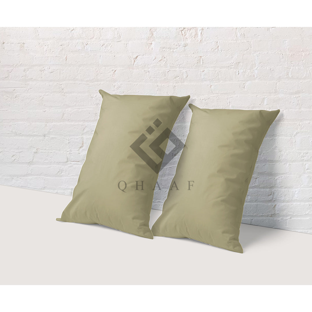 OLIVE GREEN PLAIN PILLOW COVERS