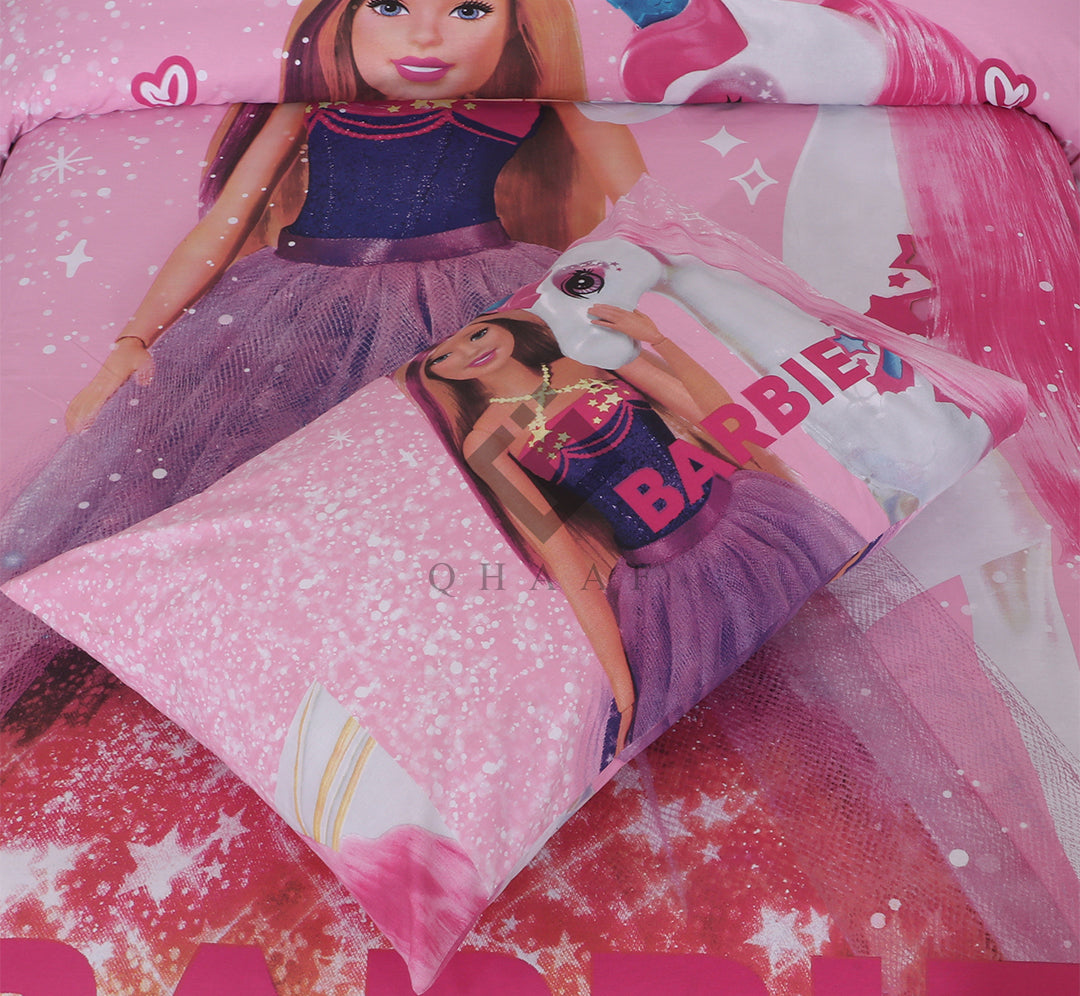 BARBIE PINK -BEDSHEET SET