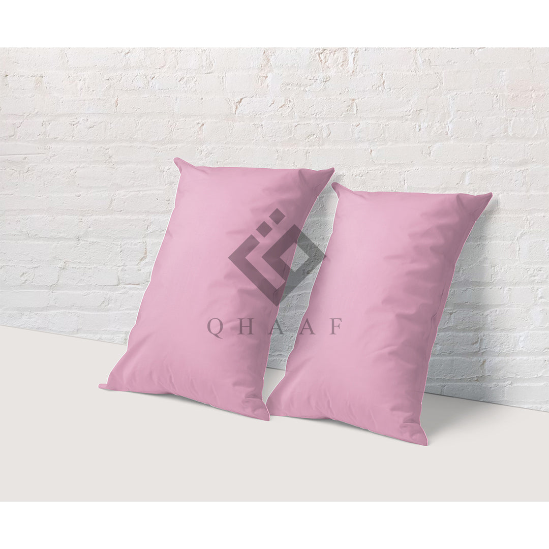 PINK PLAIN PILLOW COVERS