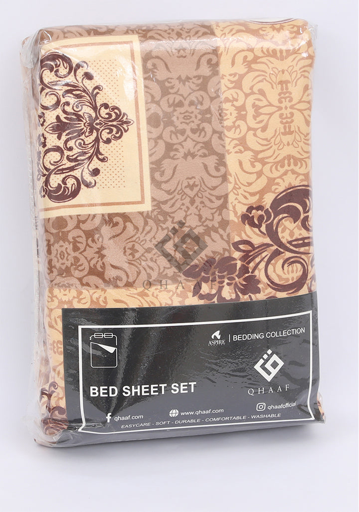 camellia bedsheet set - 3 pcs (premium)