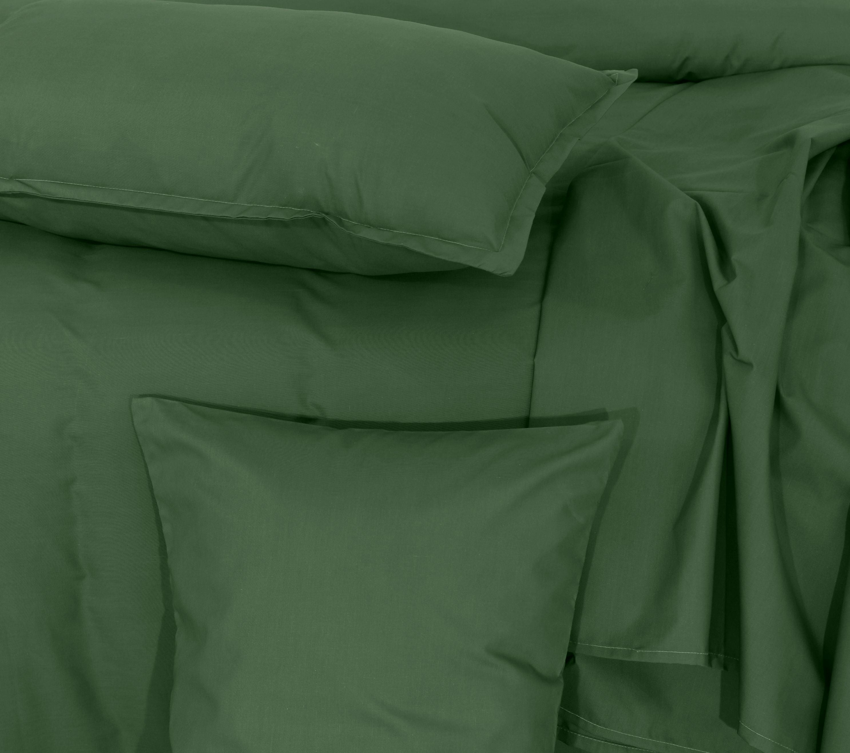 OLIVE GREEN  DUVET SET - 6 PCS (PREMIUM)