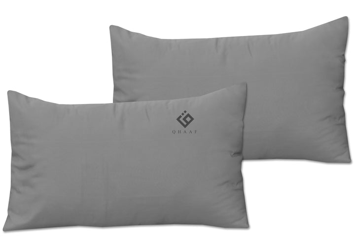SILVER DYED PILLOW COVERS