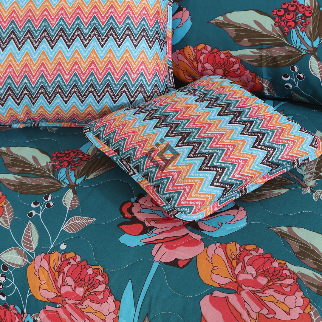 RADIANT SUMMER COMFORTER SET- 7 PCS