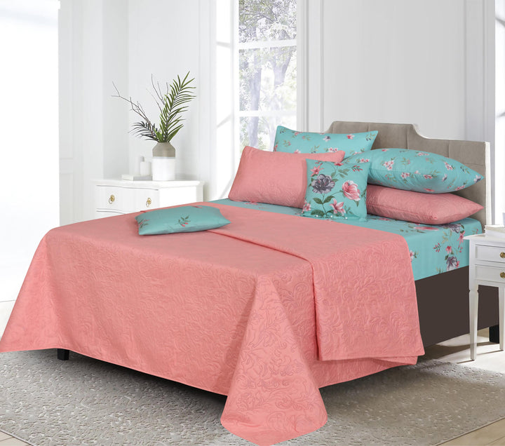 PINK BLAST SUMMER COMFORTER set - 8 pcs