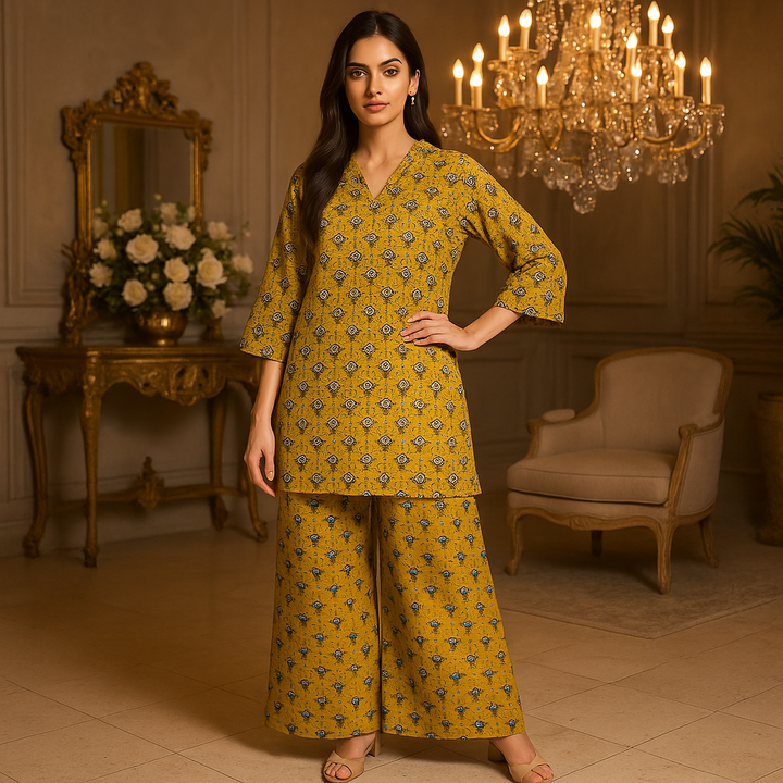 RITZEL Printed Lawn Suit - 2PC