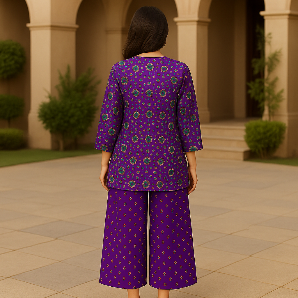 CHILLO Printed Lawn Suit - 2PC