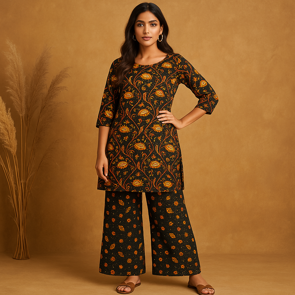 JACRANDA Printed Lawn Suit - 2PC
