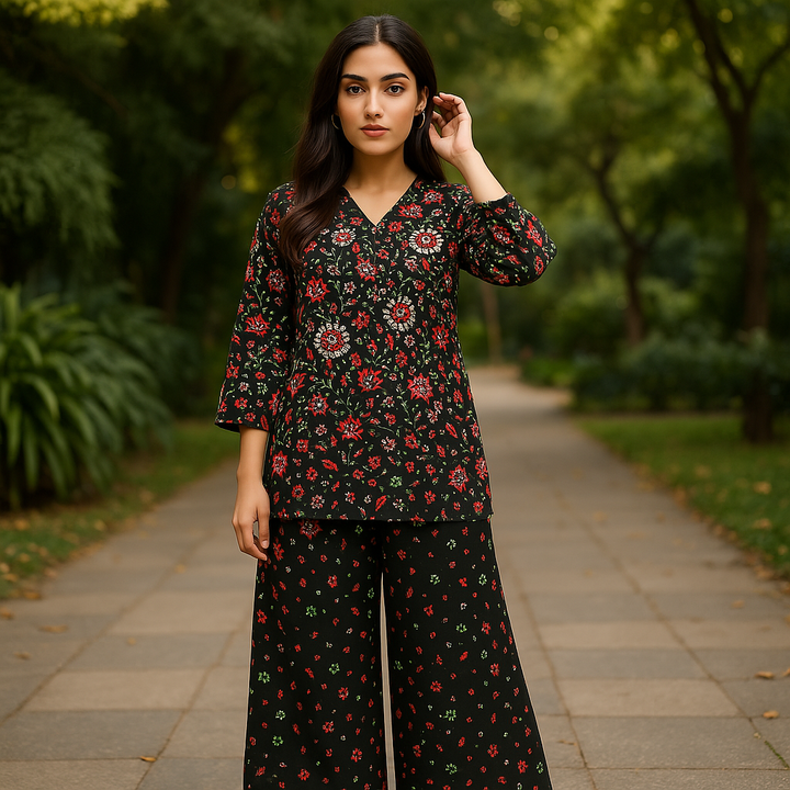 LINZOR Printed Lawn Suit - 2PC