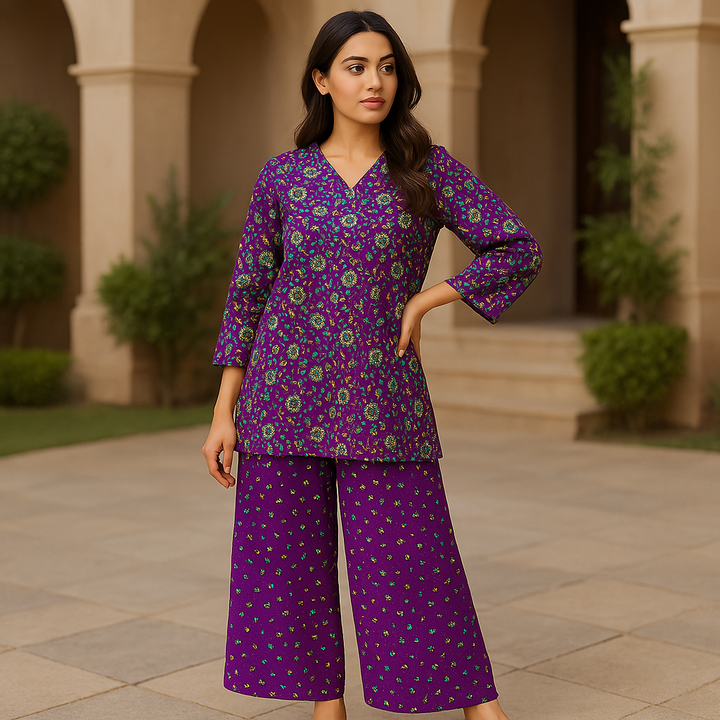 CHILLO Printed Lawn Suit - 2PC