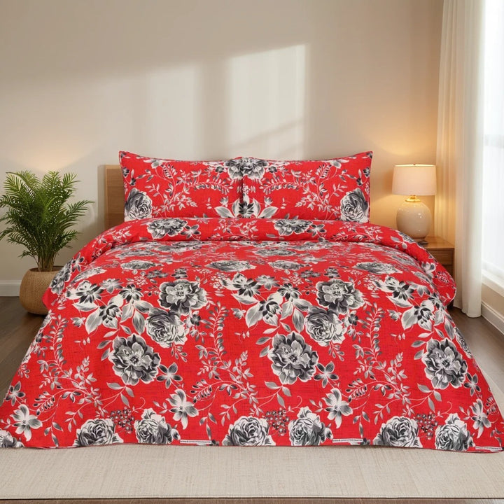 emrald  bedsheet set - 3 pcs (premium)