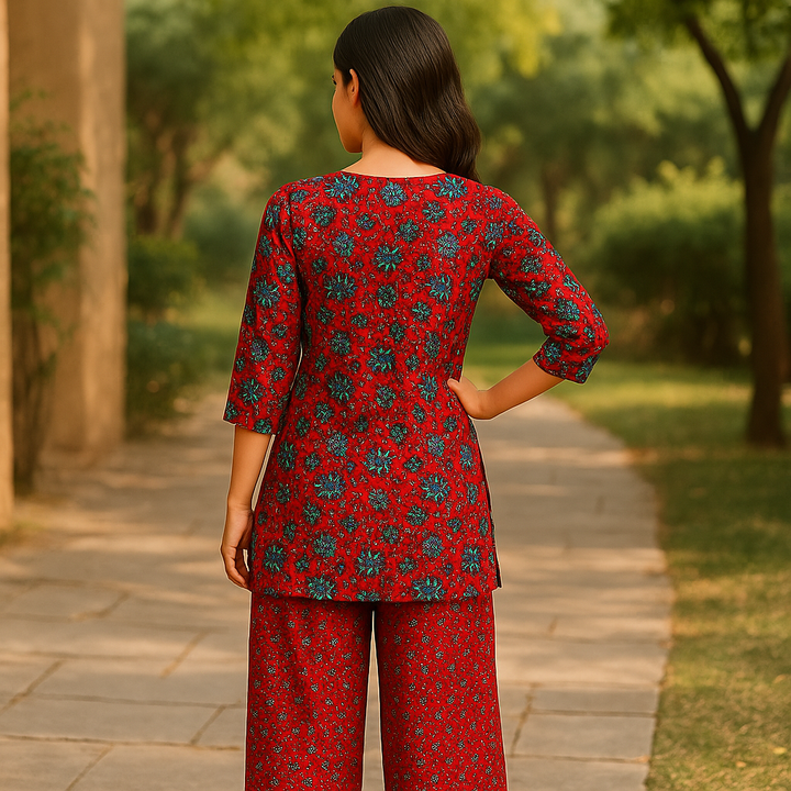 HIZO Printed Lawn Suit - 2PC