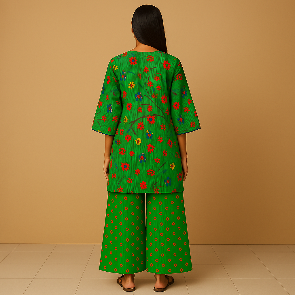 ORITZ Printed Lawn Suit - 2PC