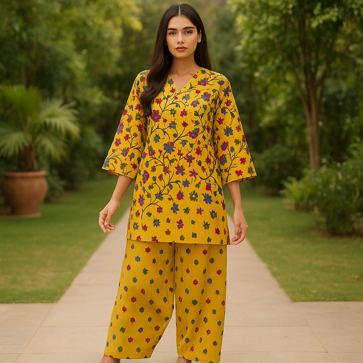 PAMIR Printed Lawn Suit - 2PC