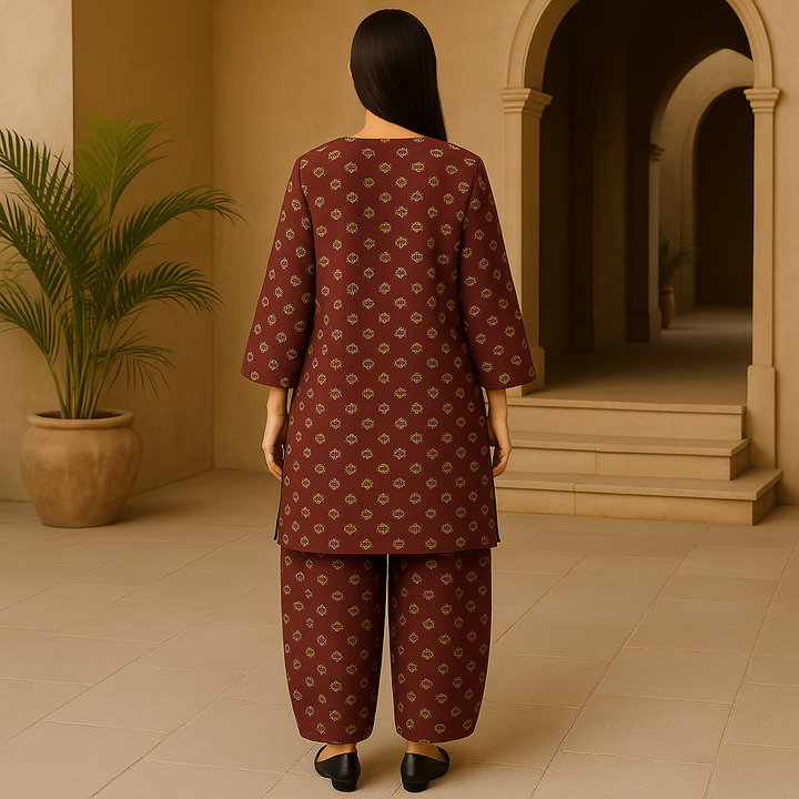 Savoy Printed Lawn Suit - 2PC
